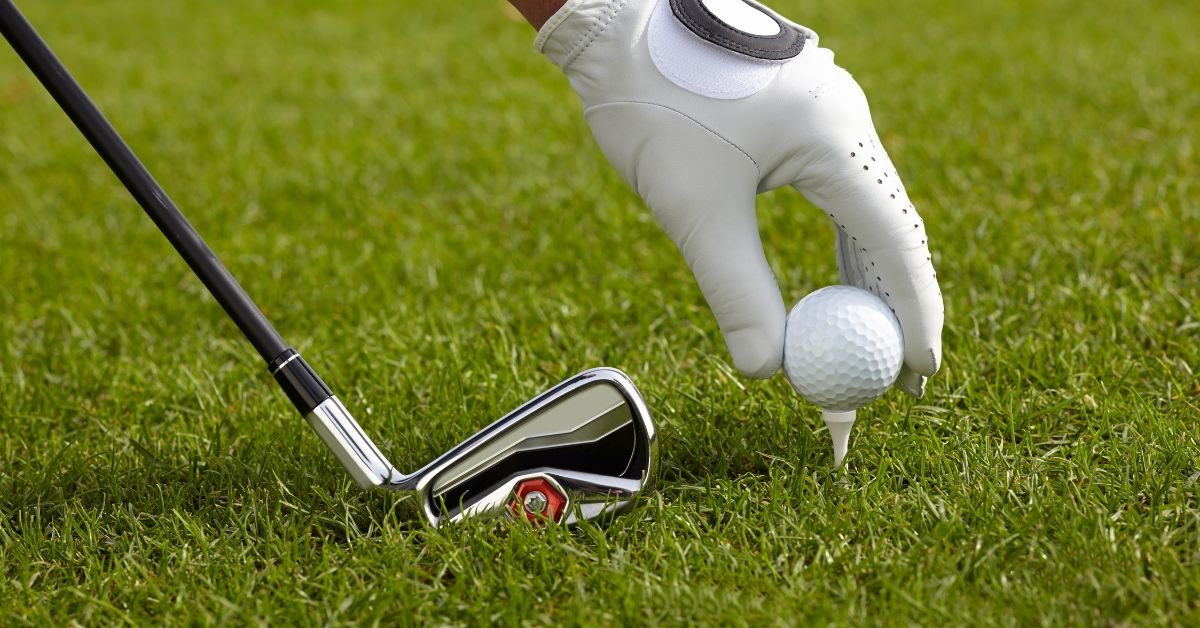 A golfer getting ready to hit an Eagle putt