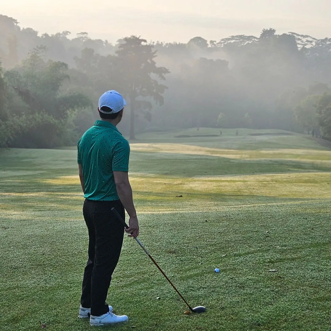 Golfers-Approach-Homepage-About-Us PGA of Australia Zac Adenan Looking Down Jagorawi Hole 10 of the New Course